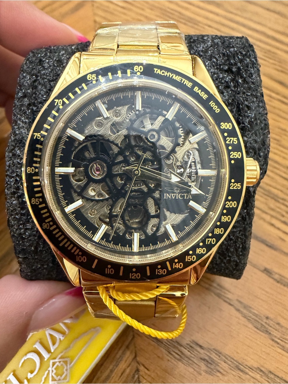 Invicta Objet d’Art Men’s Automatic  Skeleton Dial Watch